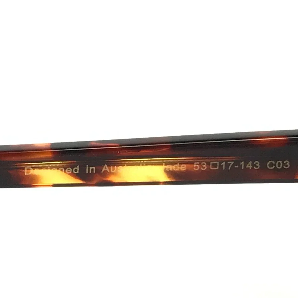 Iconik Eyeglasses Frames Jade C03 Yellow Tortoise Square Horn Rim 53-17-143